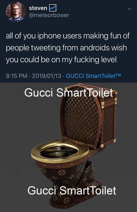 gucci smart toilet.